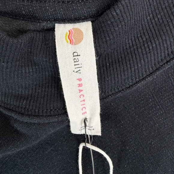 Daily Practice by Anthropologie Black Ruched Maxi Dress Women's M NWT $98 - Picture 9 of 12